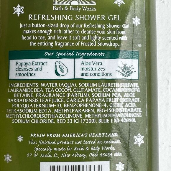 Bath & Body Works Frosted Snowdrop Refreshing Shower Gel - Picture 7 of 10
